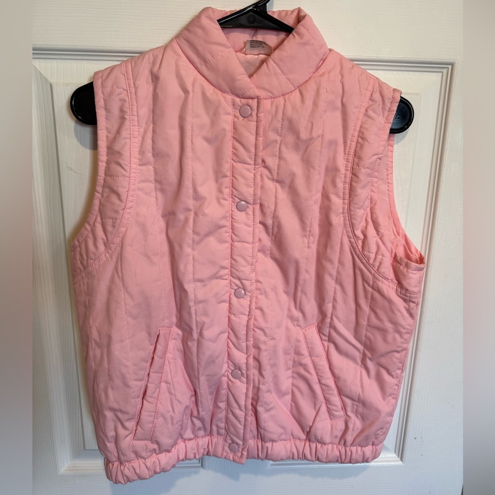 Pink Quilted Vest